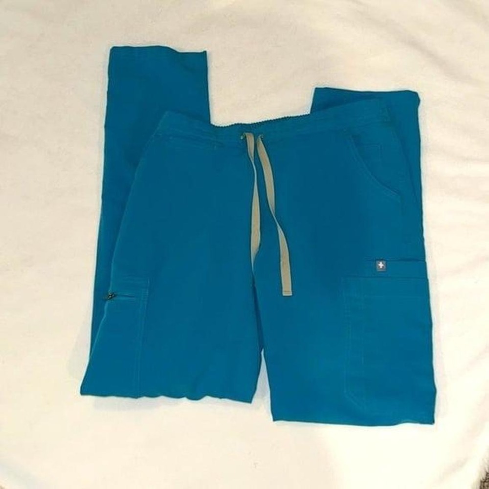 Figs Teal Scrub‎ Pants - Picture 8 of 10